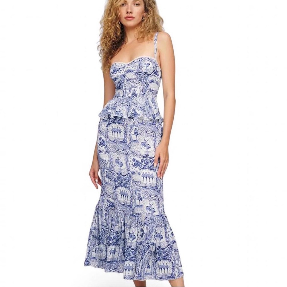 NWT Reformation Felda Dress in En Pointe Size 4